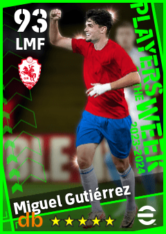 Miguel Gutiérrez — LMF, OVR 93, MAX 93