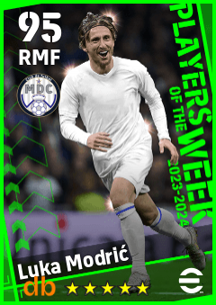Luka Modrić eFootball player card