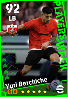 Yuri Berchiche — LB, OVR 92, MAX 92
