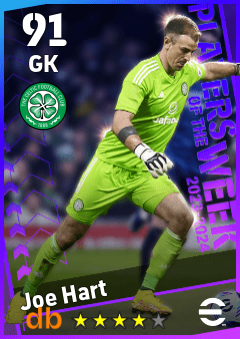 Joe Hart — GK, OVR 91, MAX 91