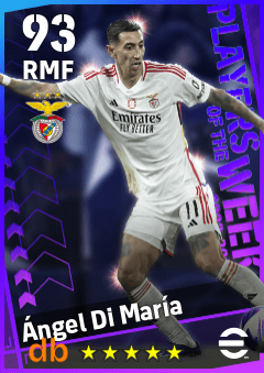 Ángel Di María — RMF, OVR 93, MAX 93
