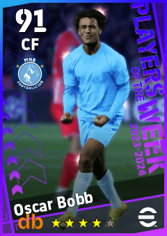 Oscar Bobb — CF, OVR 91, MAX 91