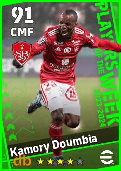 Kamory Doumbia — CMF, OVR 91, MAX 91