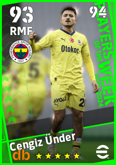 Cengiz Ünder — RMF, OVR 93, MAX 94