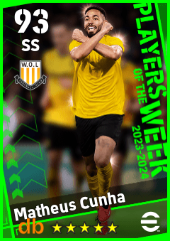 Matheus Cunha eFootball player card