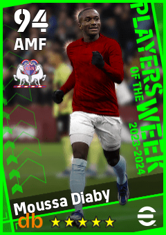 Moussa Diaby eFootball player card