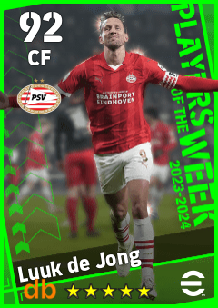Luuk de Jong eFootball player card