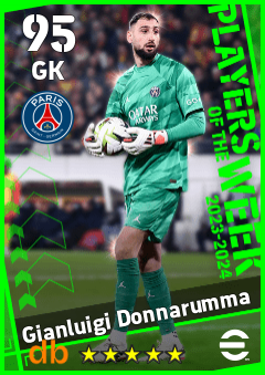 Gianluigi Donnarumma — GK, OVR 95, MAX 95