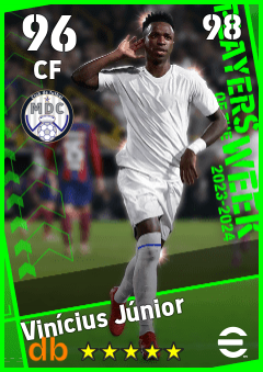 Vinícius Júnior eFootball player card