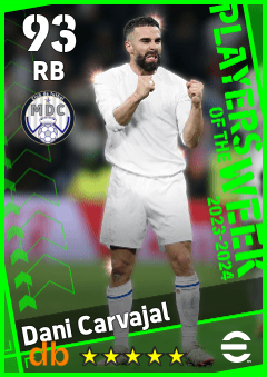 Dani Carvajal — RB, OVR 93, MAX 93