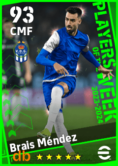 Brais Méndez — CMF, OVR 93, MAX 93