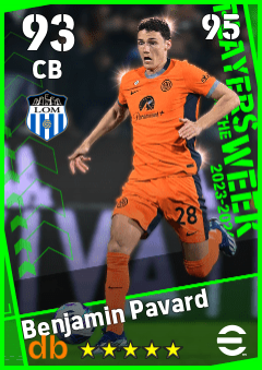 Benjamin Pavard eFootball player card