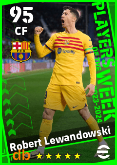 Robert Lewandowski — CF, OVR 95, MAX 95
