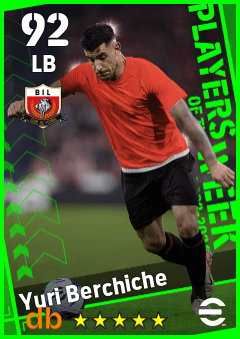 Yuri Berchiche — LB, OVR 92, MAX 92