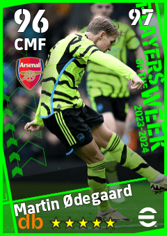 Martin Ødegaard eFootball player card