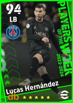 Lucas Hernández — LB, OVR 94, MAX 94