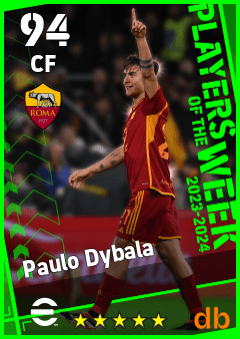 Paulo Dybala — CF, OVR 94, MAX 94