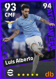 Luis Alberto — CMF, OVR 93, MAX 94