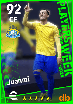 Juanmi — CF, OVR 92, MAX 92