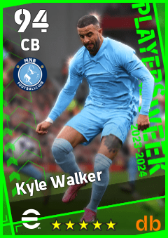 Kyle Walker eFootball player card
