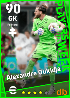 Alexandre Oukidja — GK, OVR 90, MAX 90
