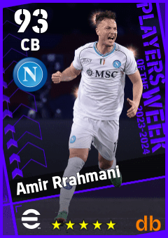 Amir Rrahmani — CB, OVR 93, MAX 93