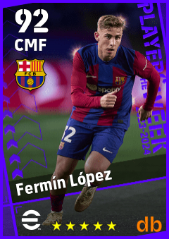 Fermín López — CMF, OVR 92, MAX 92