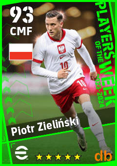 Piotr Zieliński — CMF, OVR 93, MAX 93