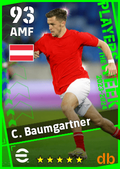 C. Baumgartner eFootball player card