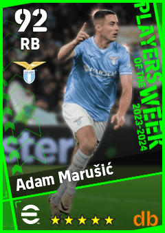 Adam Marušić — RB, OVR 92, MAX 92