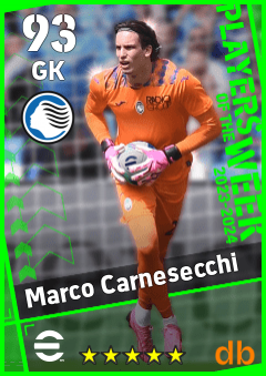 Marco Carnesecchi eFootball player card