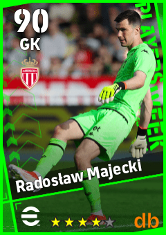Radosław Majecki — GK, OVR 90, MAX 90