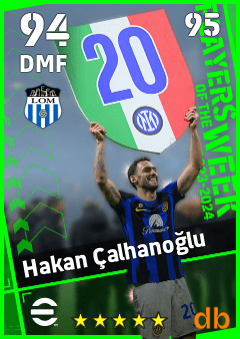 Hakan Çalhanoğlu eFootball player card