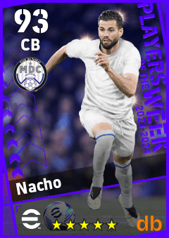 Nacho — CB, OVR 93, MAX 93