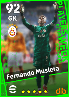 Fernando Muslera — GK, OVR 92, MAX 92