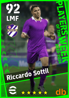 Riccardo Sottil — LMF, OVR 92, MAX 92