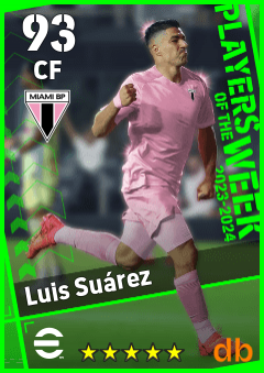 Luis Suárez eFootball player card