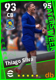 Thiago Silva — CB, OVR 93, MAX 95