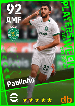 Paulinho — AMF, OVR 92, MAX 92