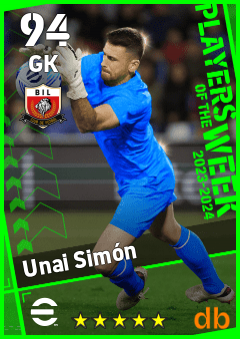 Unai Simón — GK, OVR 94, MAX 94