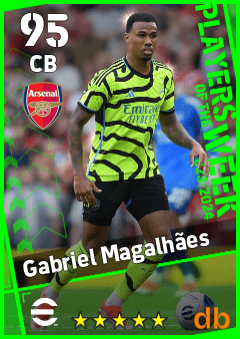 Gabriel Magalhães — CB, OVR 95, MAX 95
