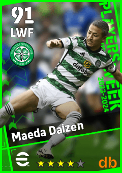Maeda Daizen — LWF, OVR 91, MAX 91