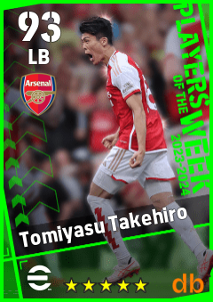 Tomiyasu Takehiro eFootball player card