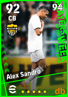 Alex Sandro — CB, OVR 92, MAX 94