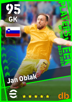 Jan Oblak eFootball player card
