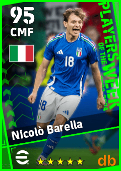 Nicolò Barella eFootball player card