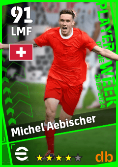 Michel Aebischer — LMF, OVR 91, MAX 91