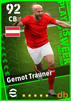Gernot Trauner — CB, OVR 92, MAX 92