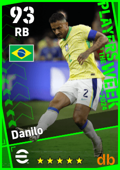 Danilo eFootball player card