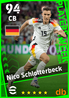 Nico Schlotterbeck — CB, OVR 94, MAX 94